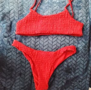 Zaful red bikini